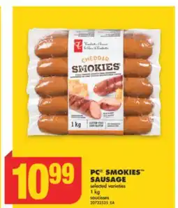 No Frills PC SMOKIES SAUSAGE, 1 kg offer