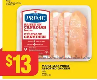 No Frills MAPLE LEAF PRIME ASSORTED CHICKEN offer