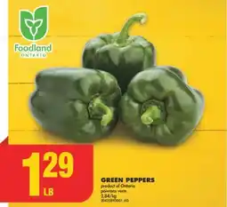 No Frills GREEN PEPPERS offer