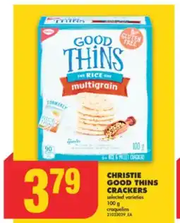 No Frills CHRISTIE GOOD THINS CRACKERS, 100 g offer