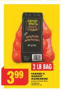 No Frills FARMER'S MARKET MANDARINS, 2 LB BAG offer
