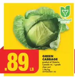 No Frills GREEN CABBAGE offer
