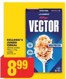 No Frills KELLOGG'S JUMBO CEREAL, 700 g-1.2 kg offer