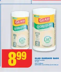 No Frills GLAD GARBAGE BAGS, 10-52' s offer