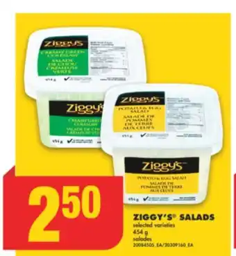 No Frills ZIGGY'S SALADS, 454 g offer