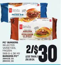 Independent Grocer PC BURGERS, 568 G-1.36 KG offer