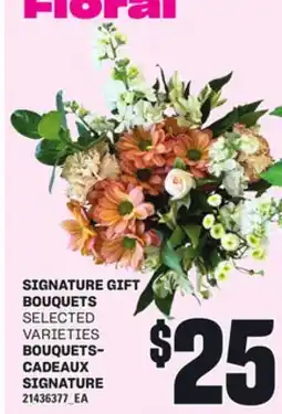 Independent Grocer SIGNATURE GIFT BOUQUETS / BOUQUETS- CADEAUX SIGNATURE offer