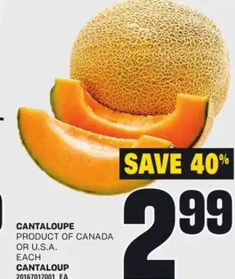 Independent Grocer CANTALOUPE offer