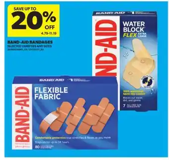 Real Canadian Superstore BAND-AID BANDAGES offer