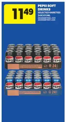 Real Canadian Superstore PEPSI SOFT DRINKS, 24X355 ML offer