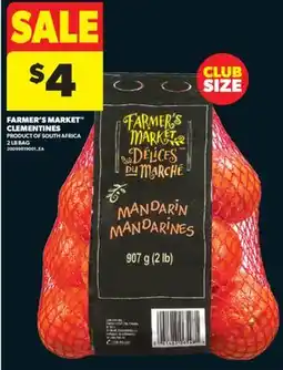 Real Canadian Superstore FARMER'S MARKET CLEMENTINES, 2 LB BAG offer