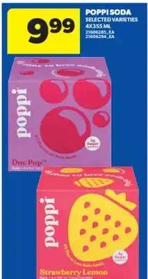 Real Canadian Superstore POPPI SODA, 4X355 ML offer