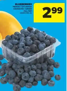 Real Canadian Superstore BLUEBERRIES, PINT offer