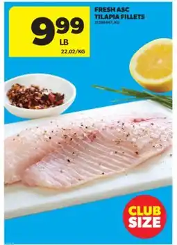 Real Canadian Superstore FRESH ASC TILAPIA FILLETS offer