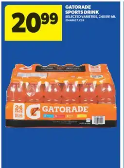 Real Canadian Superstore GATORADE SPORTS DRINK, 24X591 ML offer
