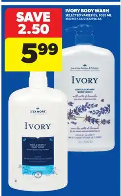 Real Canadian Superstore IVORY BODY WASH, 1035 ML offer