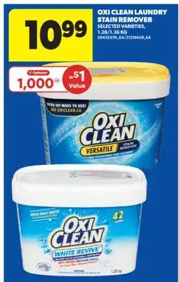 Real Canadian Superstore OXI CLEAN LAUNDRY STAIN REMOVER, 1.28/1.36 KG offer