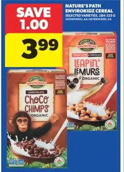 Real Canadian Superstore NATURE'S PATH ENVIROKIDZ CEREAL, 284-325 G offer