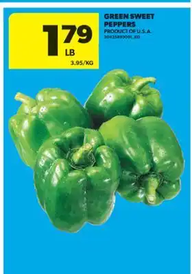 Real Canadian Superstore GREEN SWEET PEPPERS offer