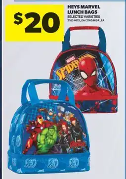 Real Canadian Superstore HEYS MARVEL LUNCH BAGS offer