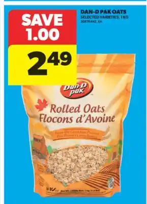 Real Canadian Superstore DAN-D PAK OATS, 1 KG offer