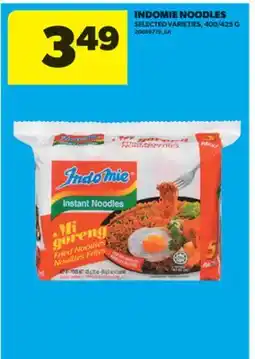 Real Canadian Superstore INDOMIE NOODLES, 400/425 G offer