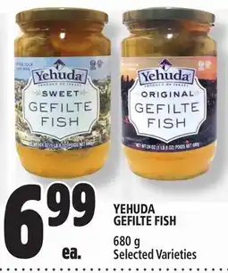 Metro YEHUDA GEFILTE FISH offer