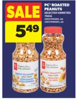 Real Canadian Superstore PC ROASTED PEANUTS, 700 G offer