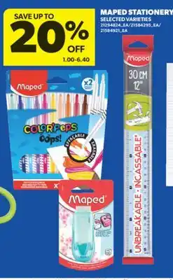 Real Canadian Superstore MAPED STATIONERY offer