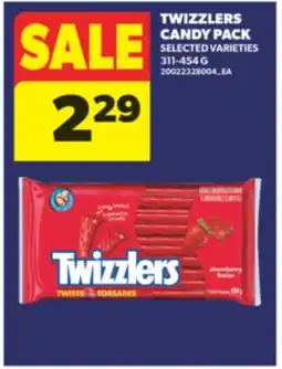Real Canadian Superstore TWIZZLERS CANDY PACK, 311-454 G offer