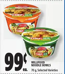 Metro WILLIFOOD NOODLE BOWLS offer