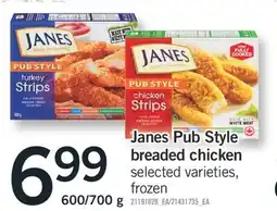 Fortinos Janes Pub Style breaded chicken, 600/700 g offer