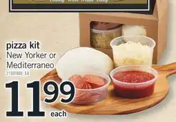 Fortinos pizza kit New Yorker or Mediterraneo offer