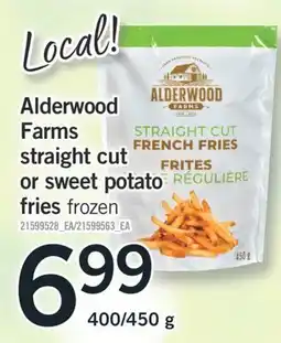 Fortinos Alderwood Farms straight cut or sweet potato fries offer