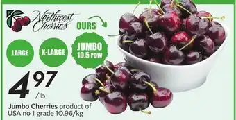 Sobeys Jumbo Cherries offer