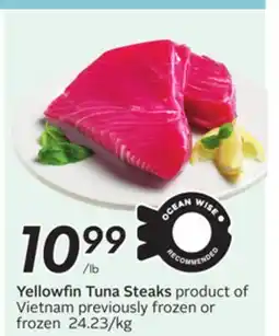 Sobeys Yellowfin Tuna Steaks offer