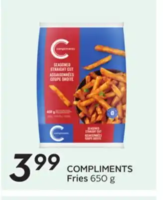 Sobeys COMPLIMENTS Fries offer