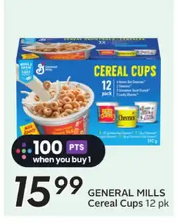 Sobeys GENERAL MILLS Cereal Cups offer