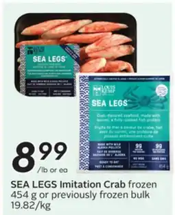 Sobeys SEA LEGS Imitation Crab offer