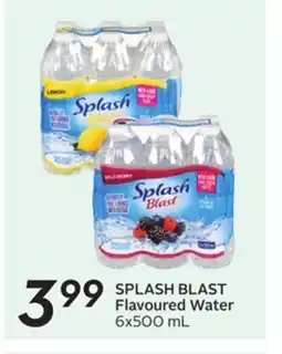 Sobeys SPLASH BLAST Flavoured Water offer
