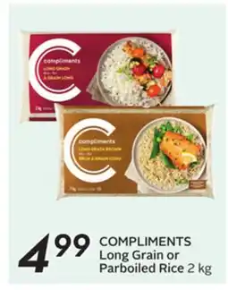 Sobeys COMPLIMENTS Long Grain or Parboiled Rice offer