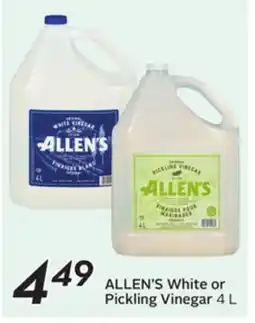 Sobeys ALLEN'S White or Pickling Vinegar offer