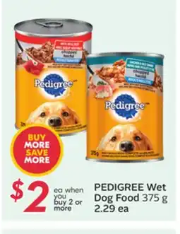 Sobeys PEDIGREE Wet Dog Food offer