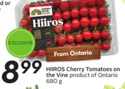 Sobeys HIIROS Cherry Tomatoes on the Vine offer