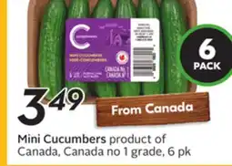 Sobeys Mini Cucumbers offer