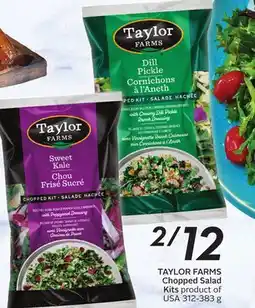 Sobeys TAYLOR FARMS Chopped Salad Kits offer
