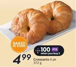 Sobeys Croissants offer