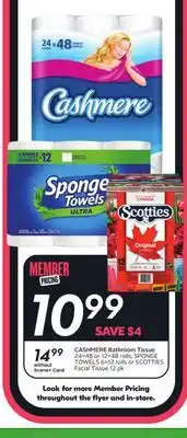 Sobeys CASHMERE Bathroom Tissue offer