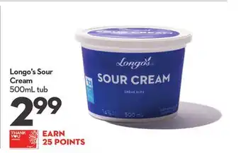 Longo's Sour Cream offer
