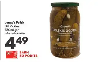 Longo's Longo's Polish Dill Pickles offer